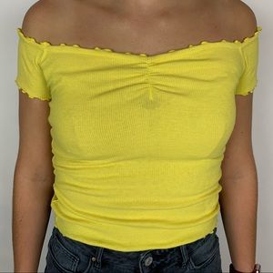 Hollister Off-The-Shoulder Shirt